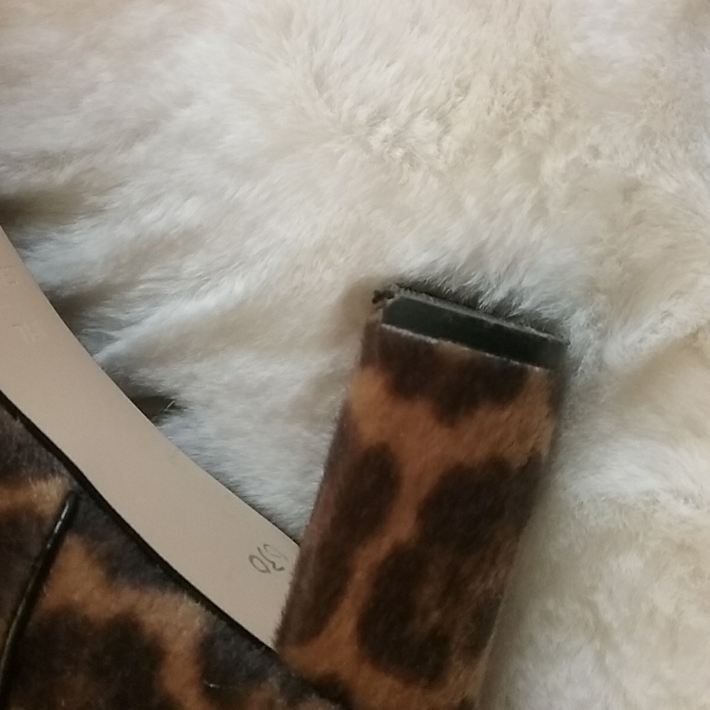 Nine West Cheetah print ankle Boots - Picture 5 of 5